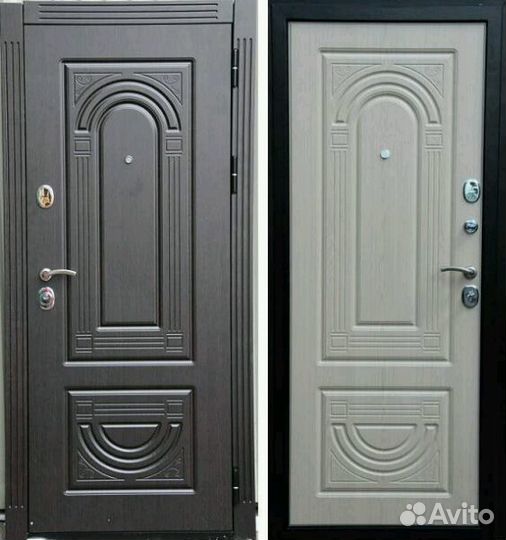 Двери входные установка