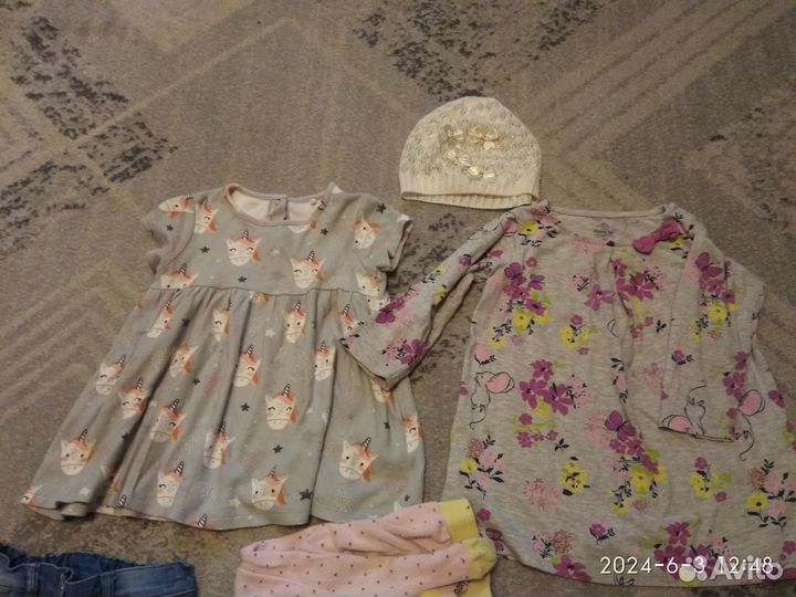 Фирменная одежда для девочки 86р