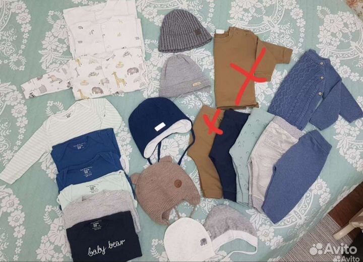 Пакет одежды hm, next на мальчика 62 68