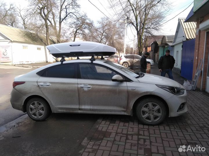 Бокс 430 л на Hyundai Solaris