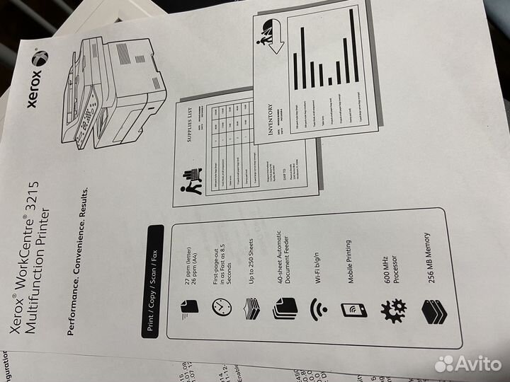 Мфу лазерный Xerox WorkCentre WC3215 черно-белаяA4