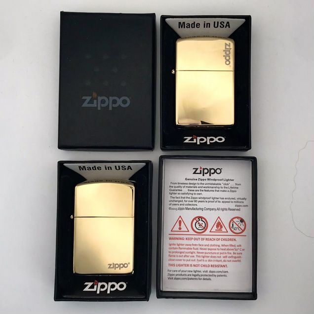 Зажигалка Zippo "Gold Classic"