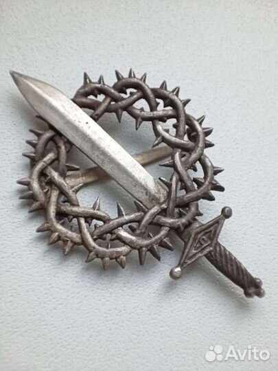 Знак за ледовый поход Белая гвардия серебро