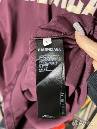 Футболка balenciaga oversize шоурум