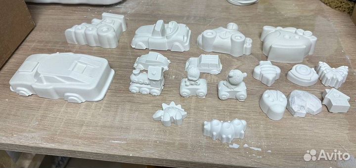 Изделия из гипса оптом, фигурки для раскрашивания