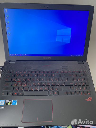 Игровой ноутбук asus ROG GL552VW