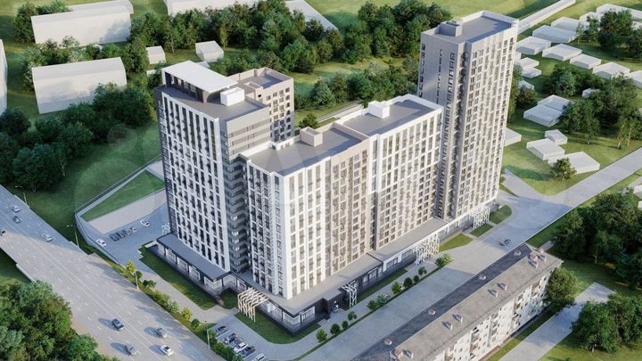 1-к. квартира, 53,4 м², 9/25 эт.