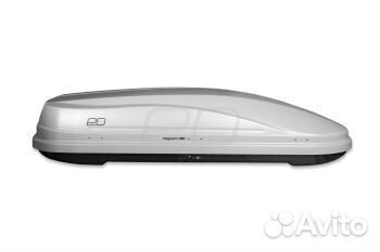 Бокс автомобильный Магнум 390 (серый карбон)