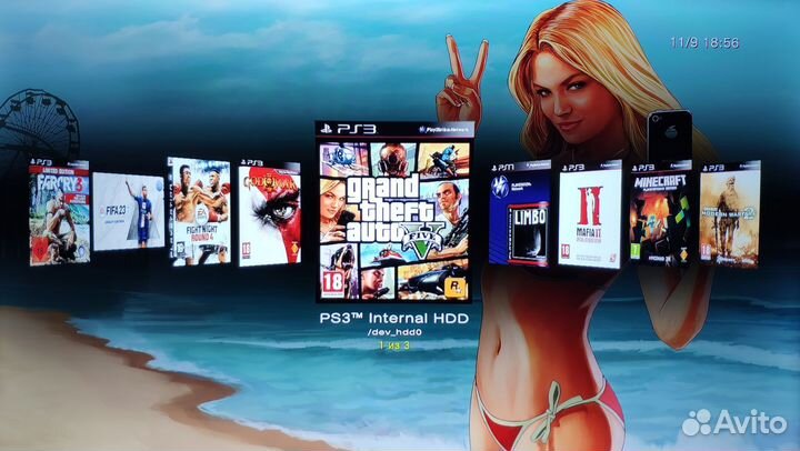 Sony Playstation 3 SuperSlim 500gb/Прошита/45Игр