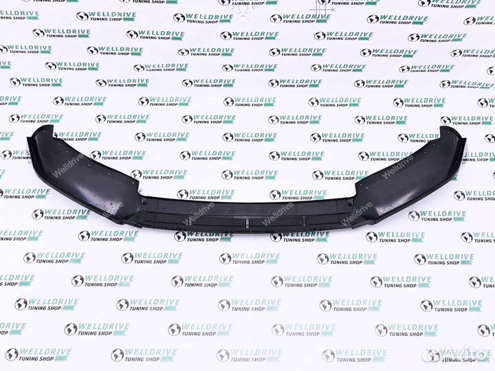 Сплиттер BMW X6 G06 дорестайл черный