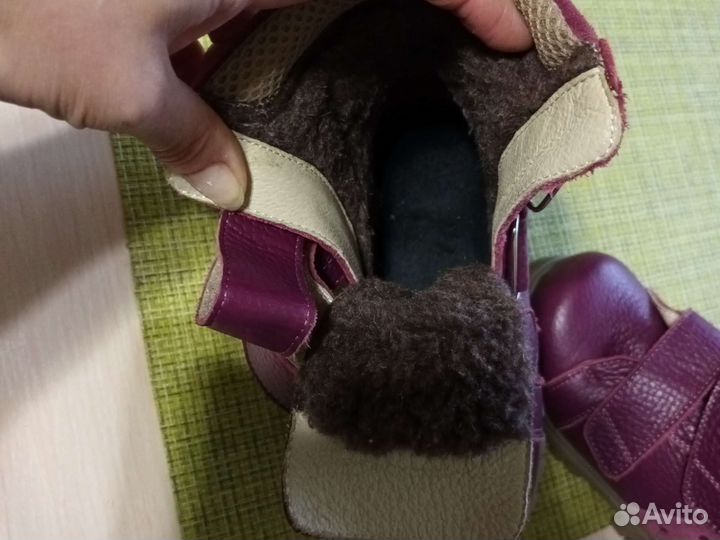 Ортопедические ботинки для девочки новые кожа 26