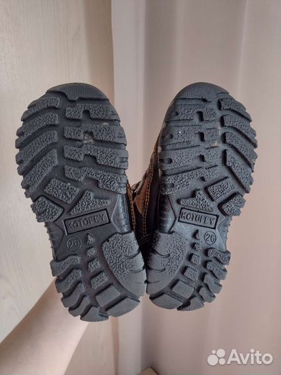 Ботинки деми 26 р-р, сапоги резиновые 23 р-р