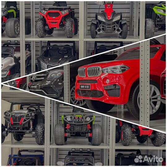 Электромобили детские Машинки.BMW X6M mini