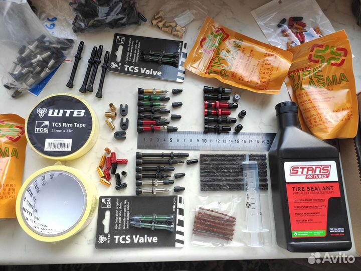 Ниппели, лента, герметик и т.д. для бескамерки