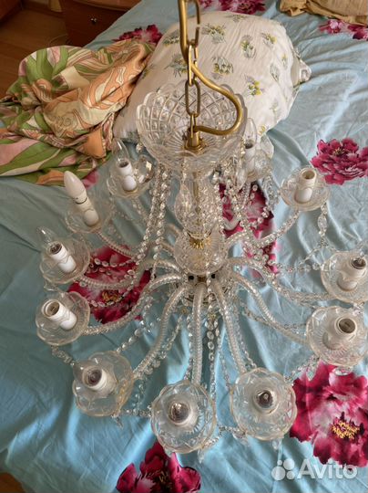 Люстра хрустальная чехия