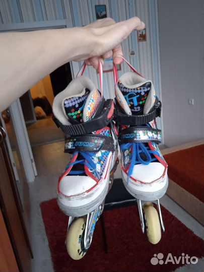 Роликовые коньки детские раздвижные
