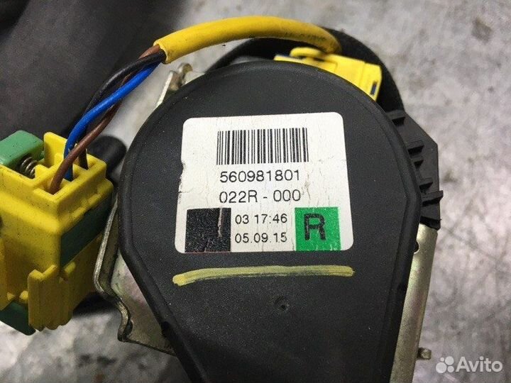 Ремень безопасности с пиропатроном Volkswagen