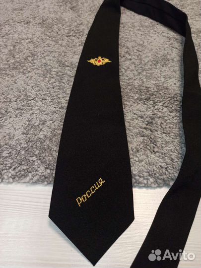 Галстук офицерский с гербом Россия