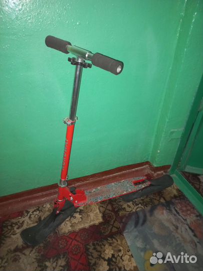 Самокат детский лыжный бу