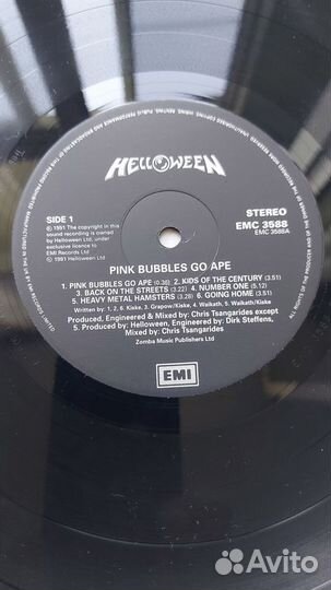 Helloween-Pink bubbles go are NM/NM/UK-оригинал