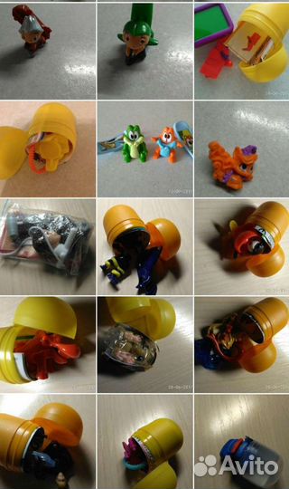 Киндер сюрприз разные игрушки и серии