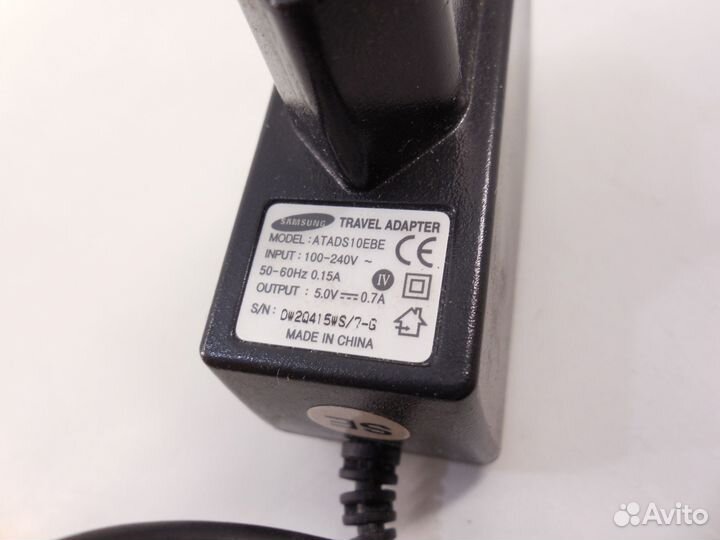 Оригинальная Зарядка Samsung Atads10EBE