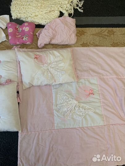 Набор: балдахин, бортики, одеяло, подушка, простын