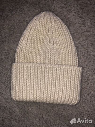 Шапка зимняя крупной вязки