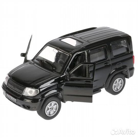 Модель УАЗ Патриот UAZ Patriot черный Технопарк