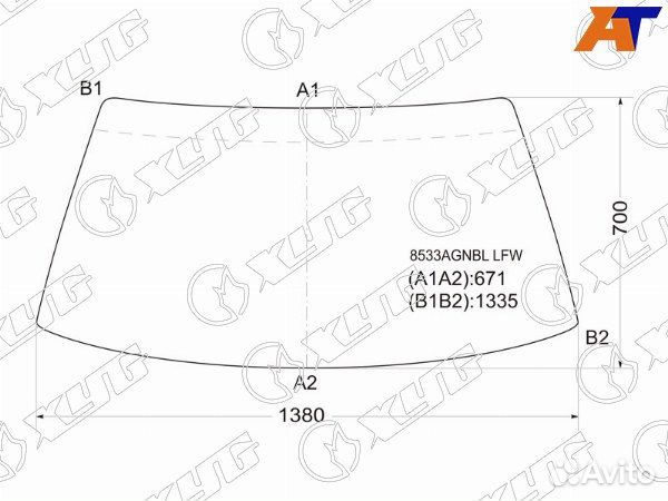 Стекло лобовое volkswagen golf