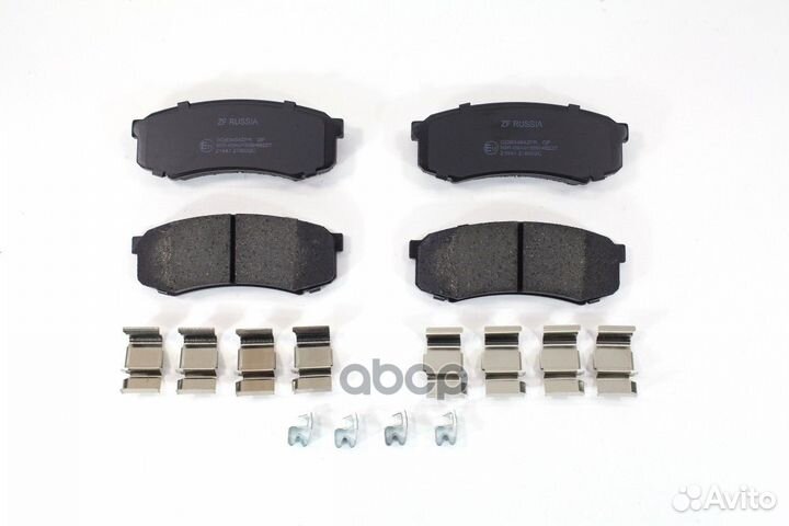 Колодки тормозные дисковые перед/зад GDB3464ZFR