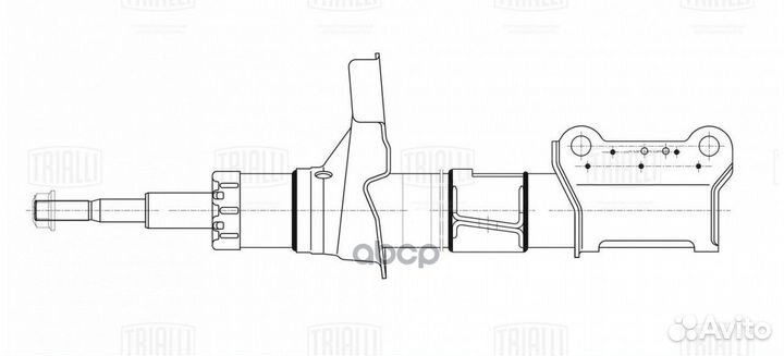 Амортизатор volvo XC90 02- перед. AG10087 Trialli