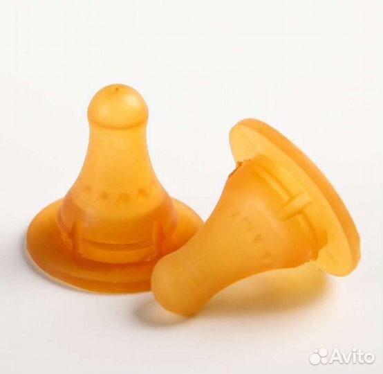 Соска молочная для бутылочки (узкое горлышко)