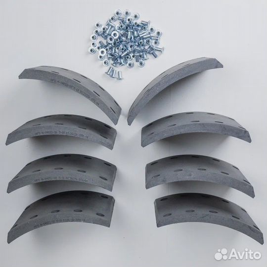 Накладки тормозные на ось BPW SAF cardi (WVA 19032