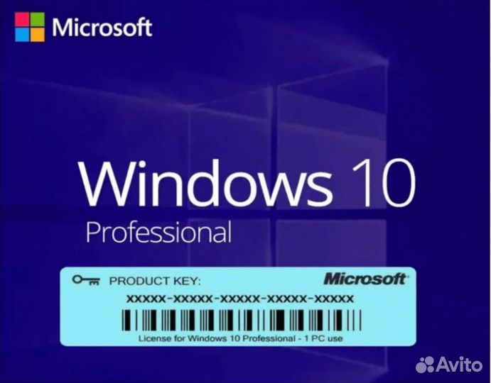 Ключ для лицензионной Windows 7/10/11