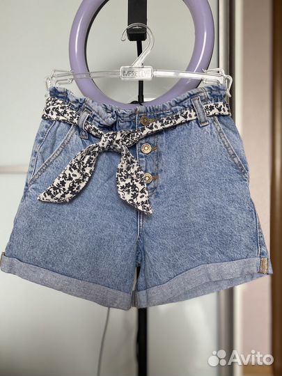 Джинсовые шорты mango