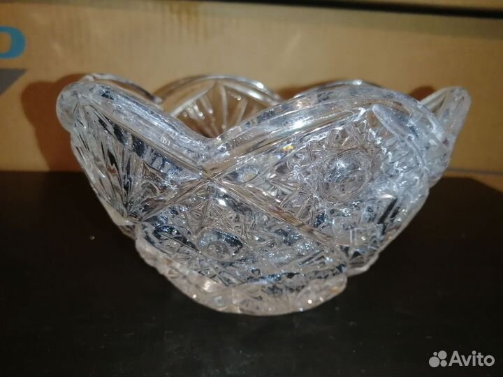 Салатник хрусталь СССР