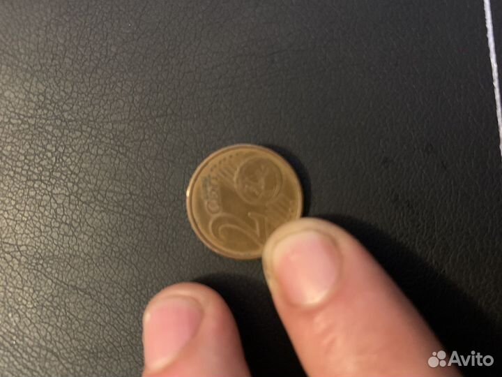 Монета 2 евро цента Испания