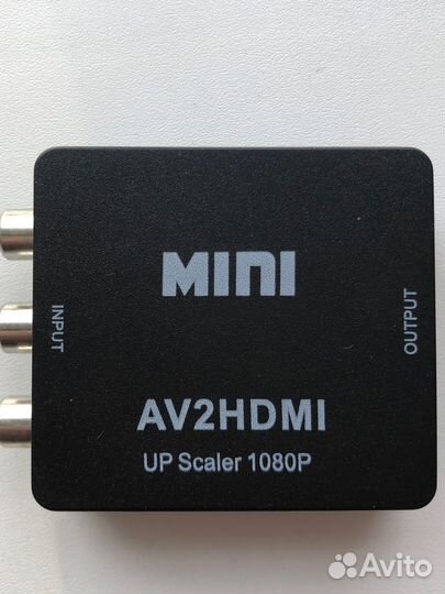 Переходник с RCA на hdmi, scaler 1080 p