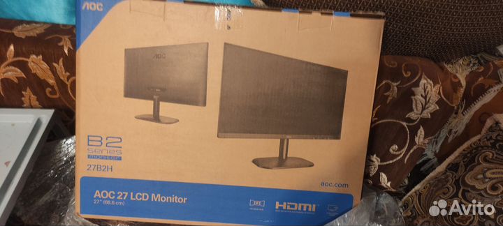 Монитор AOC 27b2h 27 дюймов 75 Гц IPS новый