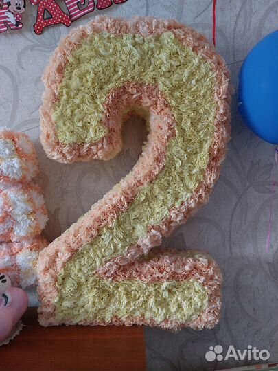 Цифра 2 на день рождения