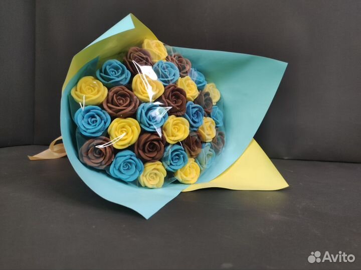 Шоколадный букет - 29 Роз
