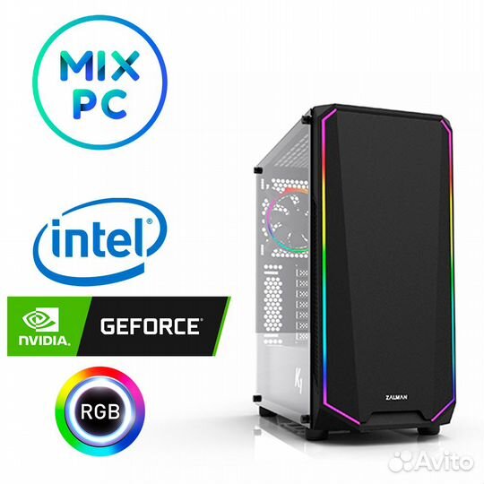 Компьютер i3 10100F + GTX1630