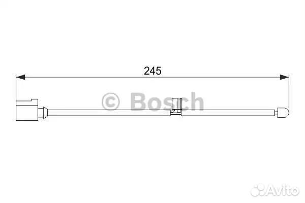 Датчик износа тормозных колодок задних