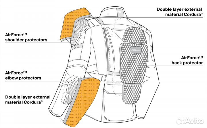 Мотокуртка shima hero 2.0 MEN JKT 4XL