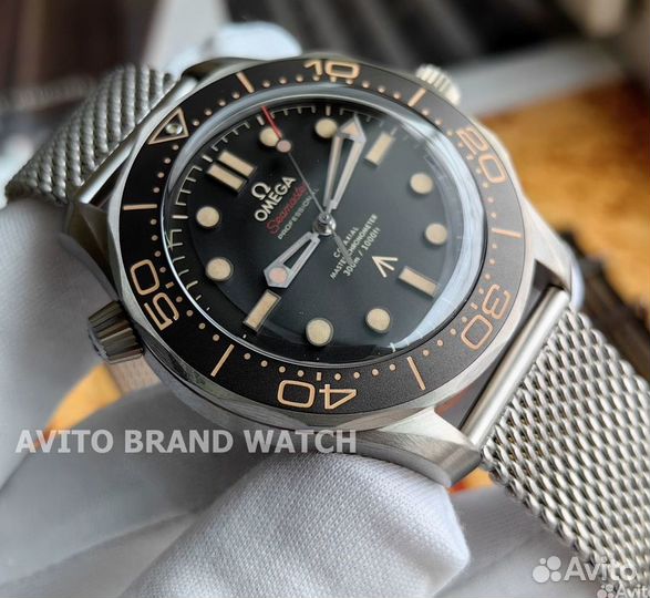 Часы мужские Omega seamaster diver 007 Titan новые