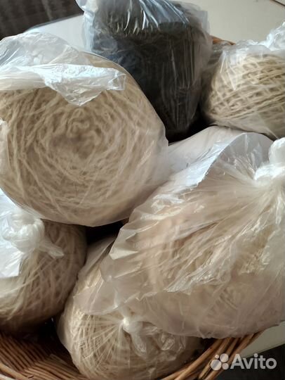 Пряжа для вязания из овечьей шерсти