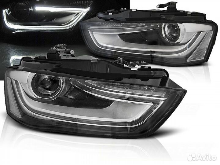 Фары с Дхо Audi A4 B8 (11-15) lpaue6