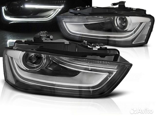 Фары с Дхо Audi A4 B8 (11-15) lpaue6