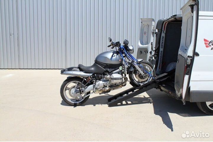 Моторампа, автоматический трап для мотоцикла